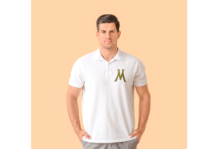 Polo elegante Blanco