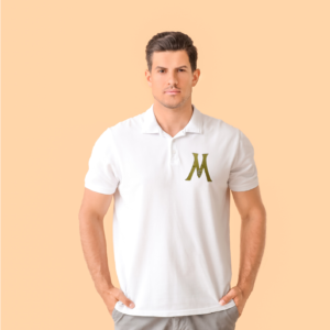 Polo elegante Blanco